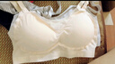 莫代爾品牌孕婦哺乳內(nèi)衣四季薄款孕期無(wú)痕美背一片式哺乳防下垂文胸背心 珍珠白 XL【120-135斤 38/85】 曬單實(shí)拍圖