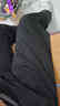 雪中飛男士休閑褲2025春夏舒適透氣簡約商務(wù)百搭長褲男 黑色 32  曬單實(shí)拍圖