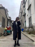 春乏2025春秋新款中長(cháng)款過(guò)膝風(fēng)衣女韓版洋氣感學(xué)院風(fēng)學(xué)生大衣外套女 黑色長(cháng)款 卡碼拍小 S 建議105-115斤 曬單實(shí)拍圖