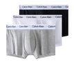 CALVIN KLEIN UNDERWEAR正品CK男士?jì)妊澕兠扌愿衅浇侵醒慕嵌萄澩笟饽锌羁咕屠瞎Y物 998純棉黑+灰+白 3條 M 118-135斤 曬單實(shí)拍圖