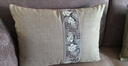 駱易家（LORiCA）中式抱枕客廳沙發(fā)不含芯靠枕套床頭靠墊輕奢高級感大靠背墊可拆洗 國色芳華-麻色 含枕芯 50*70cm(枕套+枕芯) 曬單實(shí)拍圖