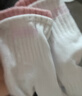 南極人5雙裝襪子女士春夏季中筒襪棉襪長襪長筒襪白色刺繡夏天 曬單實拍圖