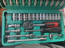 綠林（GREENER）47件套筒扳手汽修工具箱套裝棘輪摩托修車(chē)公路全套快速扭力螺絲 曬單實(shí)拍圖