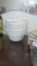 懷益 瓷業(yè) HUAIYI陶瓷餐具碗碟套裝高溫燒制花蕊高顏值家用吃飯喬遷送禮餐具套裝 【清雅】6英寸歐式碗6只 曬單實(shí)拍圖