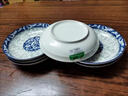 德蒂芙碗盤(pán)碟套裝家用景德鎮碗筷陶瓷器吃飯碗菜盤(pán)面湯碗魚(yú)盤(pán)勺組合餐具 藍青花28件 曬單實(shí)拍圖