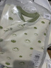 婧麒（JOYNCLEON）新生嬰兒衣服純棉秋款初生男女寶寶春秋睡衣分體打底內衣套裝 蒲公英綠色 【高腰款】 73 cm 曬單實(shí)拍圖