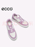 愛步（ECCO）板鞋女 倪妮同款增高厚底輕盈透氣百搭拼色休閑鞋 街頭ACE856823 薰衣草紫/灰白色85682361091 37 曬單實拍圖