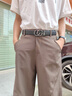 caluomkaiol品牌皮帶男真皮自動(dòng)扣男士腰帶男士褲帶生日禮物送男友老公 【專(zhuān)柜禮盒】質(zhì)感槍色/可指定尺碼代寫(xiě)賀卡 110cm -130默認隨機（可修剪） 曬單實(shí)拍圖