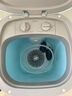 美的（Midea）迷你洗衣機 MB30V21EPLUS 3KG嬰兒小型兒童內衣洗衣機 全自動(dòng)波輪 省電 健康除螨宿舍 以舊換新 曬單實(shí)拍圖