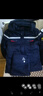 耐帝冬季防靜電工作服加厚勞保服中石化石油加油站中長(cháng)款棉大衣防寒服 【棉衣】-藏藍色/S2203款（網(wǎng)格防靜電） XL (175) 曬單實(shí)拍圖