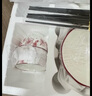 康陌（KANGMO）碗具套裝家用新款高顏值結婚新婚禮物陶瓷碗盤(pán)餐具整套千禧18件 曬單實(shí)拍圖
