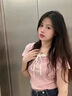 純棉粉色假兩件短袖T恤女夏薄款法式蕾絲多巴胺甜辣短款上衣 粉色 M 建議體重95-105斤 曬單實拍圖