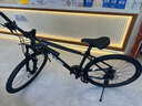 喜德盛（xds）山地自行車(chē)黑客500鋁合金車(chē)架24速油壓碟剎變速成人越野騎行 深灰/白 17寸 曬單實(shí)拍圖