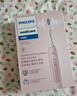 飛利浦（PHILIPS）電動(dòng)牙刷鉆石3系 含2支潔凈刷頭HX5171/04粉色 +HX9023刷頭3支裝 生日禮物 曬單實(shí)拍圖