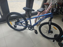 喜德盛兒童自行車(chē)小王子變速車(chē)7速青少年學(xué)生通勤運動(dòng)騎行單車(chē)藍銀色 曬單實(shí)拍圖