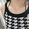 夢(mèng)黛麗銀項鏈【蝴蝶結流蘇】S999銀配飾輕奢小眾高級感生日禮物鎖骨鏈 蝴蝶結流蘇項鏈 曬單實(shí)拍圖