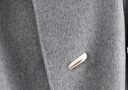 拉倫菲韻高端品牌澳洲雙面羊絨大衣女短款2025春秋新款氣質(zhì)寬松羊毛呢外套 雪花灰 L 【130-170斤】 曬單實(shí)拍圖