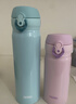 膳魔師（THERMOS）不銹鋼保溫杯大容量男女士?jì)和銛y水杯生日禮物團購定制JNR baby藍 350ml 曬單實(shí)拍圖