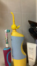 博皓（prooral）沖牙器/洗牙器/水牙線(xiàn)/潔牙器 立式手持設計兒童沖牙器 F26 黃藍色 6-12歲適用 【兒童生日禮物】 曬單實(shí)拍圖