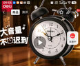 得力（deli）迷你復古機械鬧鐘低噪夜光臥室床頭鬧鐘兒童 學(xué)生啟蒙鬧鐘 黑色9024開(kāi)學(xué)禮物開(kāi)學(xué)季 曬單實(shí)拍圖