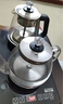 半球（PESKOE）自動(dòng)上水壺 煮茶器電茶爐 一機雙爐 高硼硅玻璃電水壺+消毒鍋 一鍵全自動(dòng)上水壺燒水電茶盤(pán) HY-22 曬單實(shí)拍圖