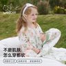 威爾貝魯（WELLBER）嬰兒睡袋1-3歲前6后4寶寶竹棉紗布分腿睡衣兒童春秋 花園小兔2XL 曬單實拍圖