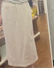 lululemon丨Fleece Varsity 女士拉絨高腰半身裙 LW8AN5S 骨白 L 曬單實(shí)拍圖