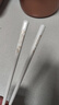 京東京造陶瓷筷子 家用抗菌防霉景德鎮(zhèn)高級正品耐溫餐具 金枝玉葉10雙裝 曬單實拍圖