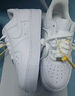 耐克（NIKE）耐克大童女鞋Air Force 1空軍一號小白鞋低幫板鞋 FV5951-111 曬單實(shí)拍圖