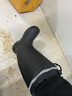 昔雨雨鞋男士輕便防水鞋防滑雨靴子廚師鞋膠鞋 3313高筒束口 40 曬單實拍圖