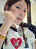 設計感愛(ài)心波點(diǎn)插肩長(cháng)袖T恤女秋季韓系chic小眾寬松早秋單穿上衣 白色 M 曬單實(shí)拍圖