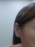 唯一（Winy）999純銀耳釘送老婆媽媽生日禮物女生輕奢小眾高級感感耳環(huán)飾 曬單實拍圖