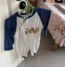 舒貝怡2件裝嬰兒衣服滿月新生兒連體衣周歲寶寶爬服春秋款哈衣藏青90 曬單實(shí)拍圖