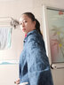 輕奢品牌（高品質(zhì)）SORRYNAM牛仔套裝女2022年新款春秋裝洋氣小個子顯高初秋季減齡職業(yè)兩件套 277藍(lán)灰套裝 L 曬單實拍圖