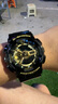 卡西歐（CASIO）男士手表G-SHOCK黑金雙顯學(xué)生防水運(yùn)動(dòng)黑武士電子石英日韓表禮物 潮炫黑金GA-110GB-1A 曬單實(shí)拍圖