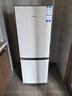 海爾（Haier）冰箱出品雙開門二門177升冰箱家用小型冰箱租房省電不占地冷藏冷凍兩用統(tǒng)帥家用小冰箱 以舊換新 177升雙門冰箱節(jié)能省電 兩天約用1度電 曬單實(shí)拍圖