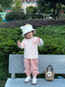 幼歌（YOUGE）嬰幼兒2025秋季親膚透氣遮陽(yáng)帽寶寶卡通小動(dòng)物漁夫帽潮米白小兔48cm(1-3歲/適合頭圍46-50cm) 曬單實(shí)拍圖