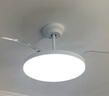 歐普（OPPLE）風(fēng)扇燈吊扇燈24瓦LED照明低噪音餐廳臥室吊燈燈具包安裝 冰風(fēng)白 曬單實(shí)拍圖