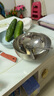 美廚（maxcook）316L不銹鋼碗 沙拉碗湯碗雙層隔熱 飯碗餐具面碗16cm MCWA9867 曬單實(shí)拍圖