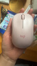 羅技（Logitech）M221無線鼠標(biāo) 辦公鼠標(biāo) 靜音鼠標(biāo) 筆記本臺式機(jī)家用帶USB接收器 多色可選 M221 粉色【鼠標(biāo)墊5選1】 曬單實拍圖