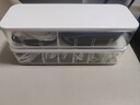 懶角落數(shù)據(jù)線分隔抽屜收納盒手機充電器充電線材小物件防塵收納盒帶蓋款 曬單實拍圖
