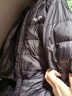 雪中飛兒童羽絨服輕薄保暖外套2025新款男女童裝秋冬季上衣 黑色 130 曬單實(shí)拍圖