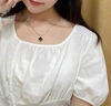 沫蘭（MOLADY）四葉草項鏈女2025新款純銀吊墜輕奢女士生日紀念日禮物送女友老婆 百搭*黑瑪瑙四葉草[就近/本地倉] 曬單實(shí)拍圖