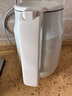 美的（Midea）電熱水壺 2L大容量 1800W大功率速沸 雙層防燙 304不銹鋼無縫內(nèi)膽 燒水壺電水壺SH20M119 2L 曬單實(shí)拍圖