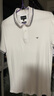 阿瑪尼（ARMANI）奢侈品男裝男裝立領(lǐng)彩色飾邊商務(wù)休閑運(yùn)動男士短袖POLO衫 11185 白色 L (體重140-160斤) 曬單實(shí)拍圖