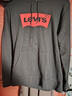 Levi's【特價(jià)來(lái)襲】李維斯情侶同款經(jīng)典寬松休閑logo套頭連帽衛衣 黑色 19622-0005 M 曬單實(shí)拍圖