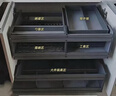 悍高（HIGOLD）廚房櫥柜拉籃抽屜式304不銹鋼碗碟拉籃黑鈦碗架雙層碗籃收納架 曬單實拍圖