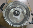 美廚（maxcook）湯鍋 304不銹鋼湯鍋湯煲22cm 加厚復(fù)合底 燃?xì)鉅t電磁爐通用YC-22 曬單實(shí)拍圖