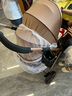 ANGI BABY嬰兒推車(chē)可坐可躺嬰兒車(chē)輕便折疊新生兒減震高景觀(guān)雙向兒童手推車(chē) 輕奢香檳金【一鍵收車(chē)+四輪EVA】 曬單實(shí)拍圖