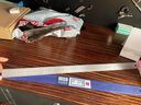 得力(deli)50cm不銹鋼直尺 測量繪圖刻度尺子 帶公式換算表 辦公用品 8464 曬單實(shí)拍圖
